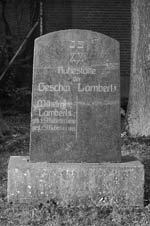 Jüdischer Friedhof Kempen, Grabstein von Wilhelmine Lambertz, gest. 1929 